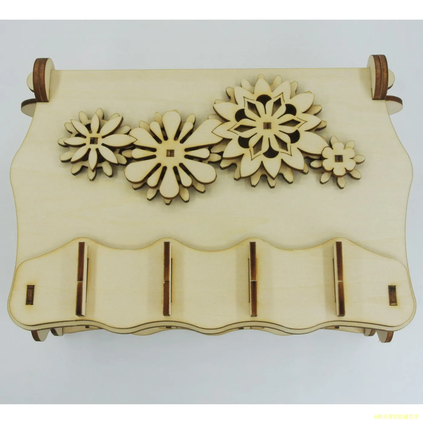 Творческий DIY 3D Сборка деревянная головоломка игрушка инновационный замок
