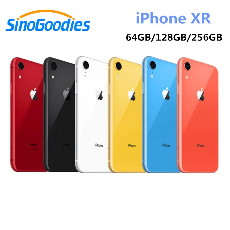 Новый Apple iPhone XR оригинальный разлоченый мобильный телефон полный экран Face ID 4