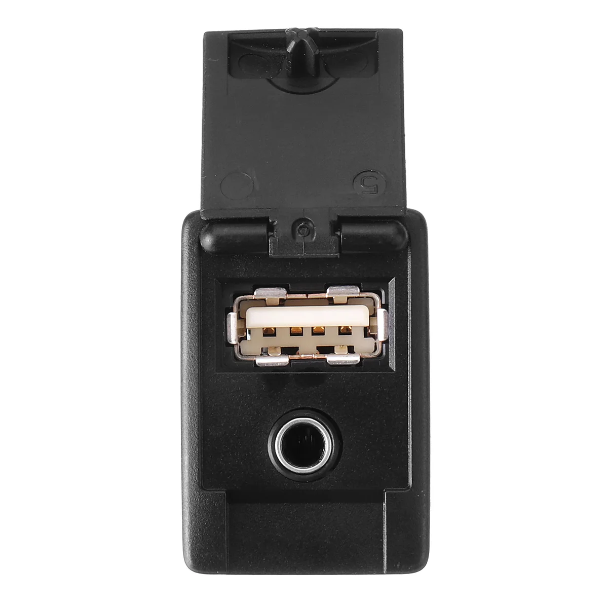 Высокое качество автомобильный AUX USB порт адаптер Jack авто для Toyota Rav4 Camry для Yaris для Corolla Avalon 86190-0R010 пластик черный