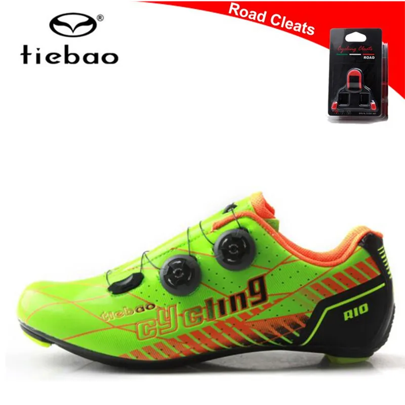 shoes add cleat TIEBAO велосипедная обувь из углеродного волокна, Новое поступление, уличная профессиональная велосипедная обувь, женские кроссовки, мужская велосипедная обувь с подошвой - Цвет: shoes add cleat