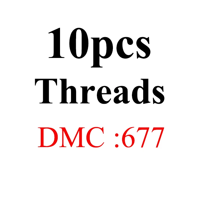 Золотое панно, разноцветное DMC613-725 10 шт./партия 1,2 м длина нить крестиком Хлопок Шитье, моток пряжи вышивка нить наборы - Цвет: 1.2m10pcs-DMC677