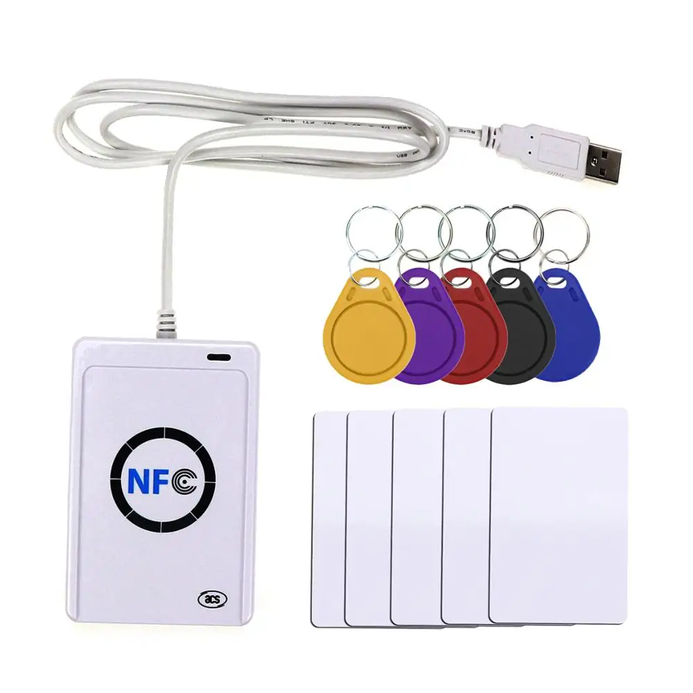 NFC считыватель USB ACR122U RFID смарт 13 56 МГц кардридер копировальный дубликатор для