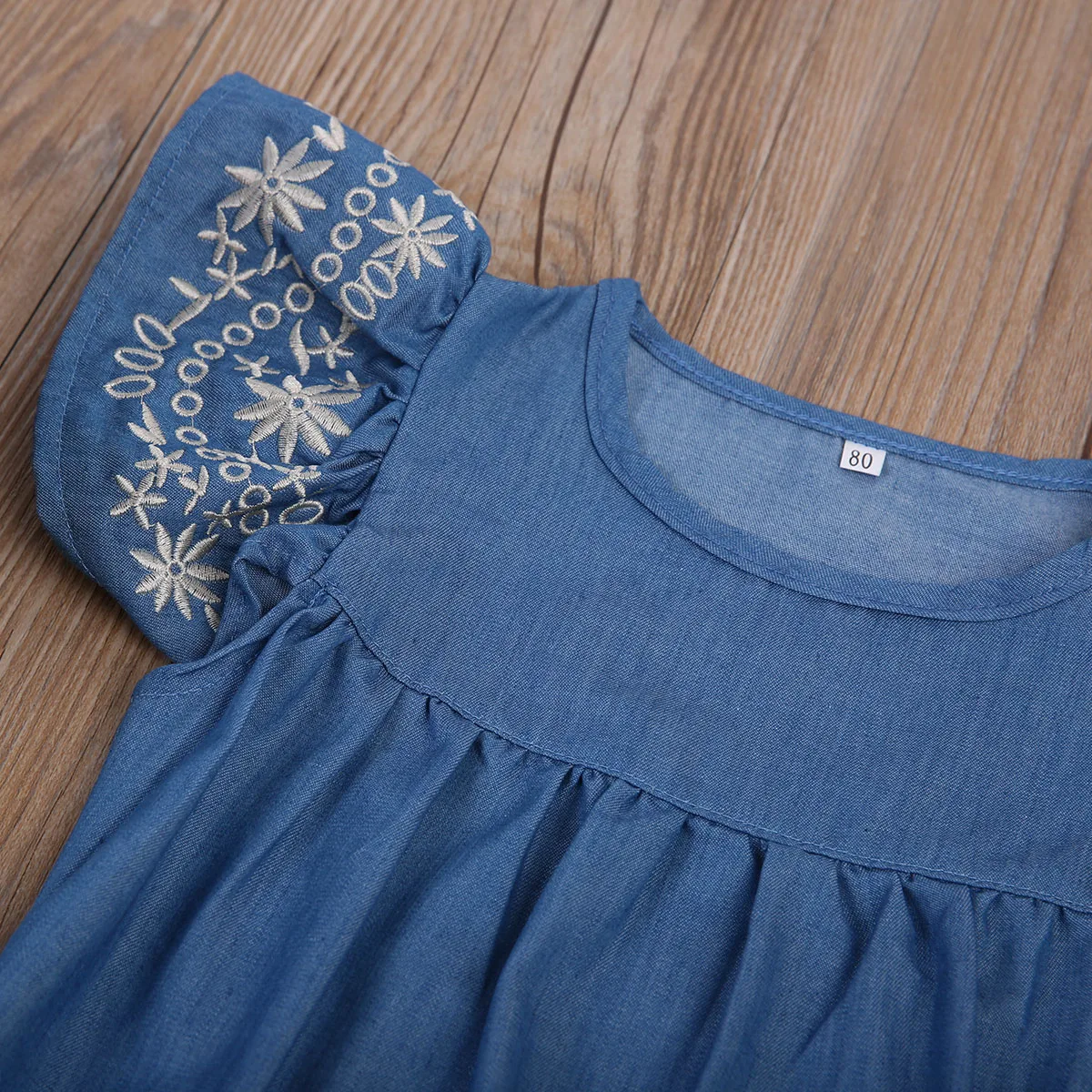 2017 г. Хит продаж милый джинсовый голубой хлопковый Детский комбинезон без