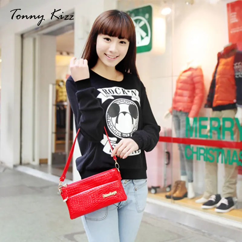 Tonny Kizz small crossbody bags for women large capacity shoulder alligator prints luxury messenger designer clutch | Багаж и сумки