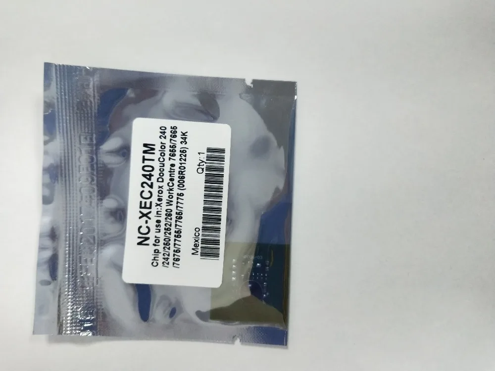 12 шт. чип для тонера DC240 006R01223 006R01226 006R01225 006R01224 Xerox Docucolor 240 250 242 252 260 WC 7655 7675 K M C