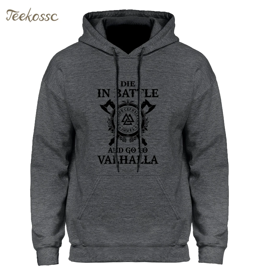 Odin Vikings/мужская толстовка с капюшоном «умри в бою и отправляйся в Валгаллу», новинка года, брендовая толстовка с капюшоном на зиму и осень для сына Одина