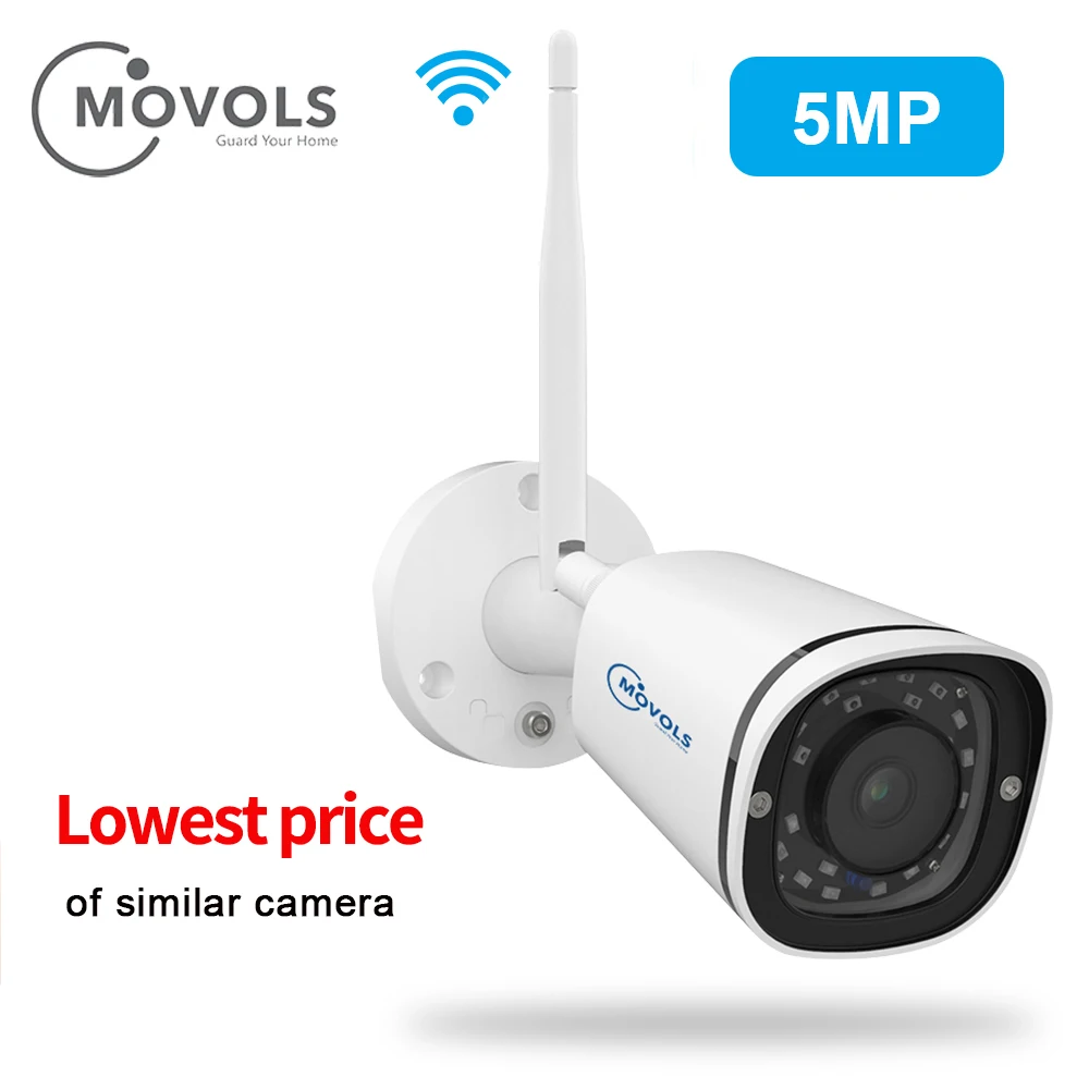 MOVOLS 5MP IP Камера Wi-Fi на открытом воздухе Беспроводной 2 4G 5G камеры Wifi камера Onvif