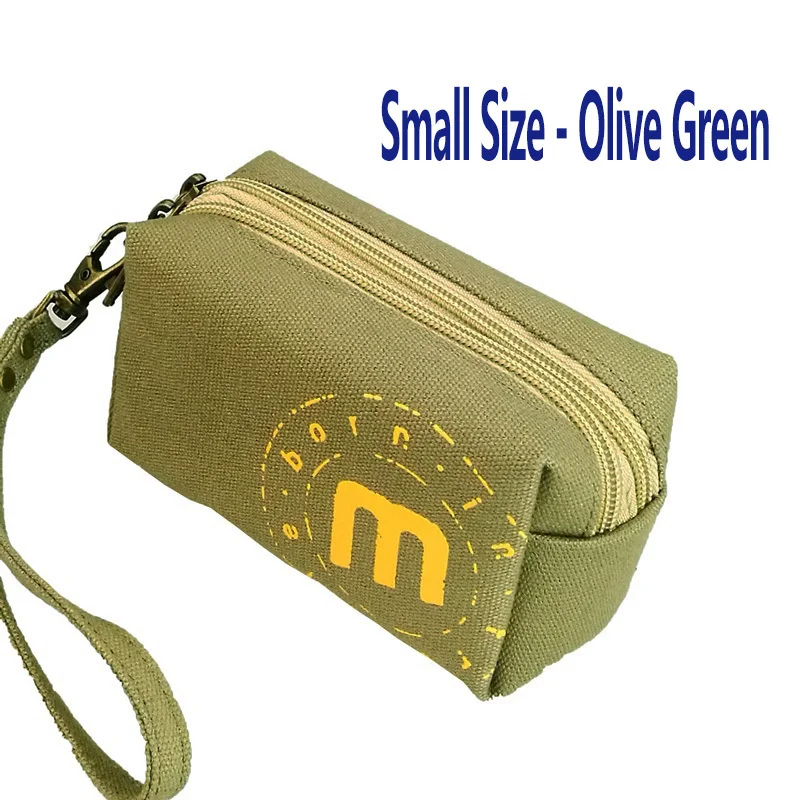 Sale Canvas Organizer Storage Bag for Men Women Small Handy Coin Pouch Male Female Wallet Lady Purse Mobile Phone iPhone Holder