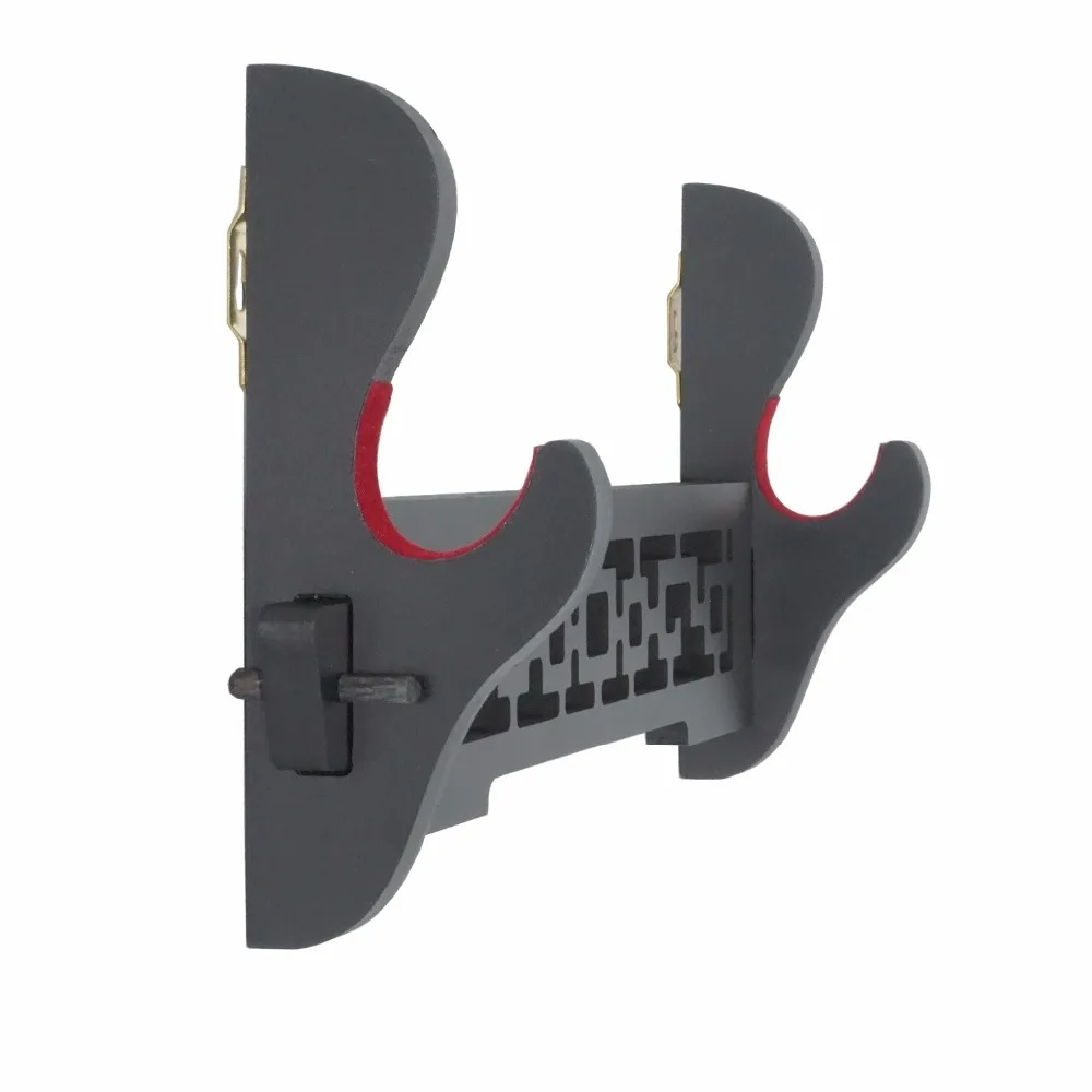 velvet padded hollow sword holder wall mount samurai sword katana wakizashi display holder stand bracket hanger 1 tier free global shipping