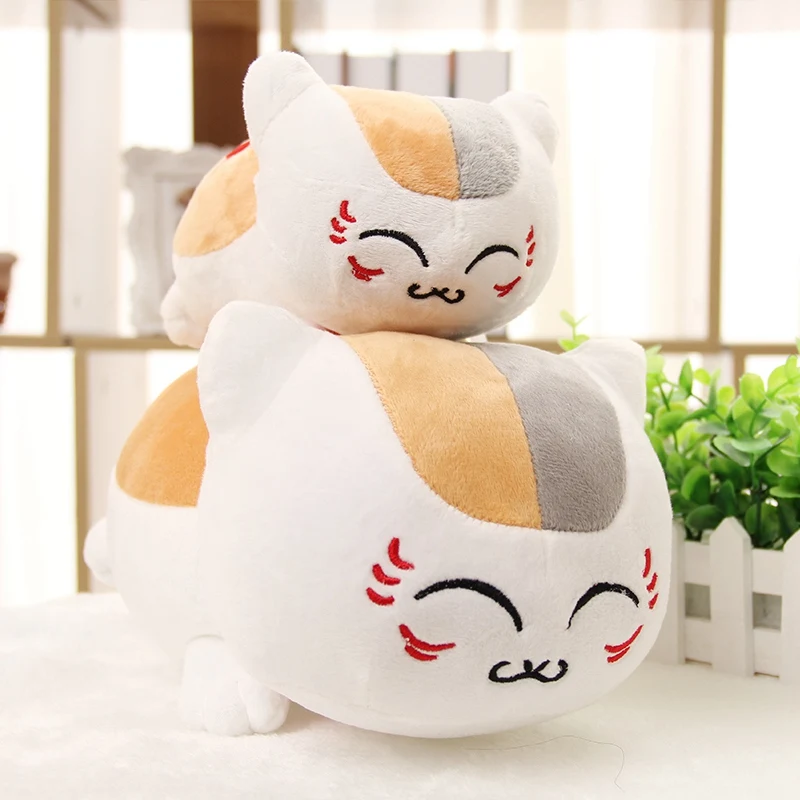 20 см Плюшевые аниме игрушки для котов, чучело, кошка, плюшевые игрушки Nyanko Sensei Push een, куклы, дешевые игрушки для детей, рождественский подарок