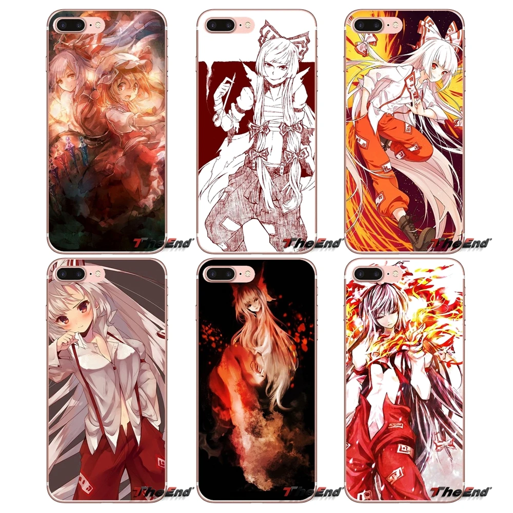 Чехол с принтом для Huawei G7 G8 Ascend P7 P8 P9 Lite Honor 4C 5X 5C 6X Mate 7 8 9 Y3 Y5 Y6 II Pro Anime Touhou Fujiwara No