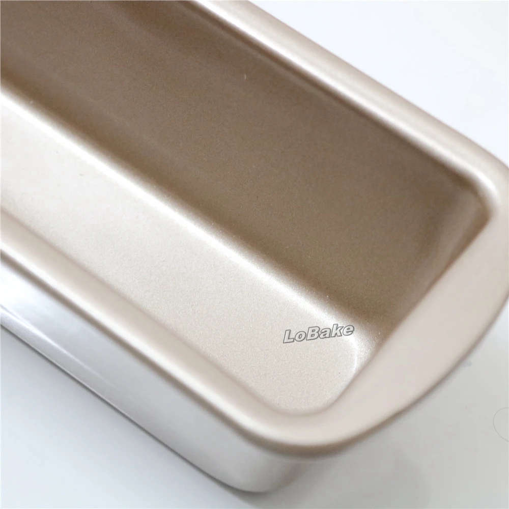 Новое поступление 21 см прямоугольная антипригарная форма из золотистой