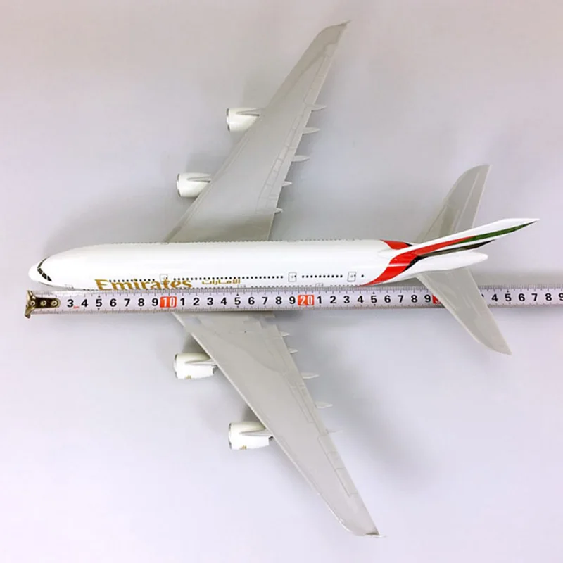 36 см 1:200 Airbus A380-800 модель ОАЭ авиакомпания w базовый сплав самолет коллекционный дисплей коллекция игрушек