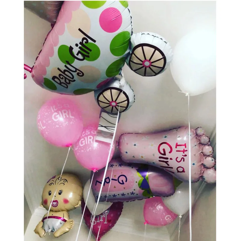 Комплект гелиевых фольгированных шаров для будущей матери посылка розничной