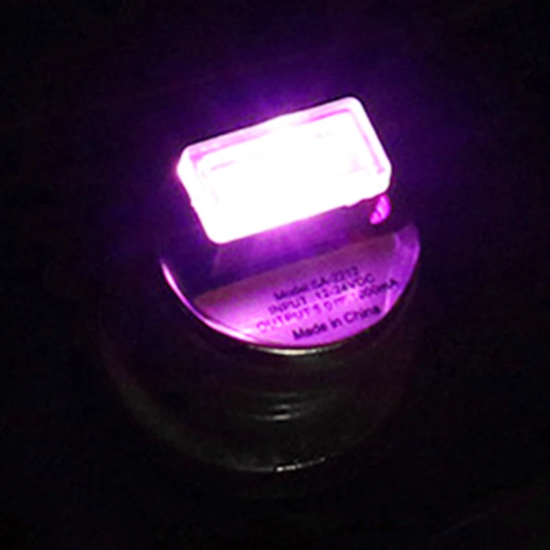 Миниатюрный ночник с USB светодиодный светильник для сигарет освещение салона