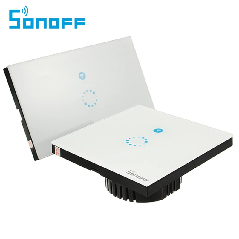 SONOFF сенсорный выключатель светодиодный светильник Wi Fi настенный wifi беспроводной
