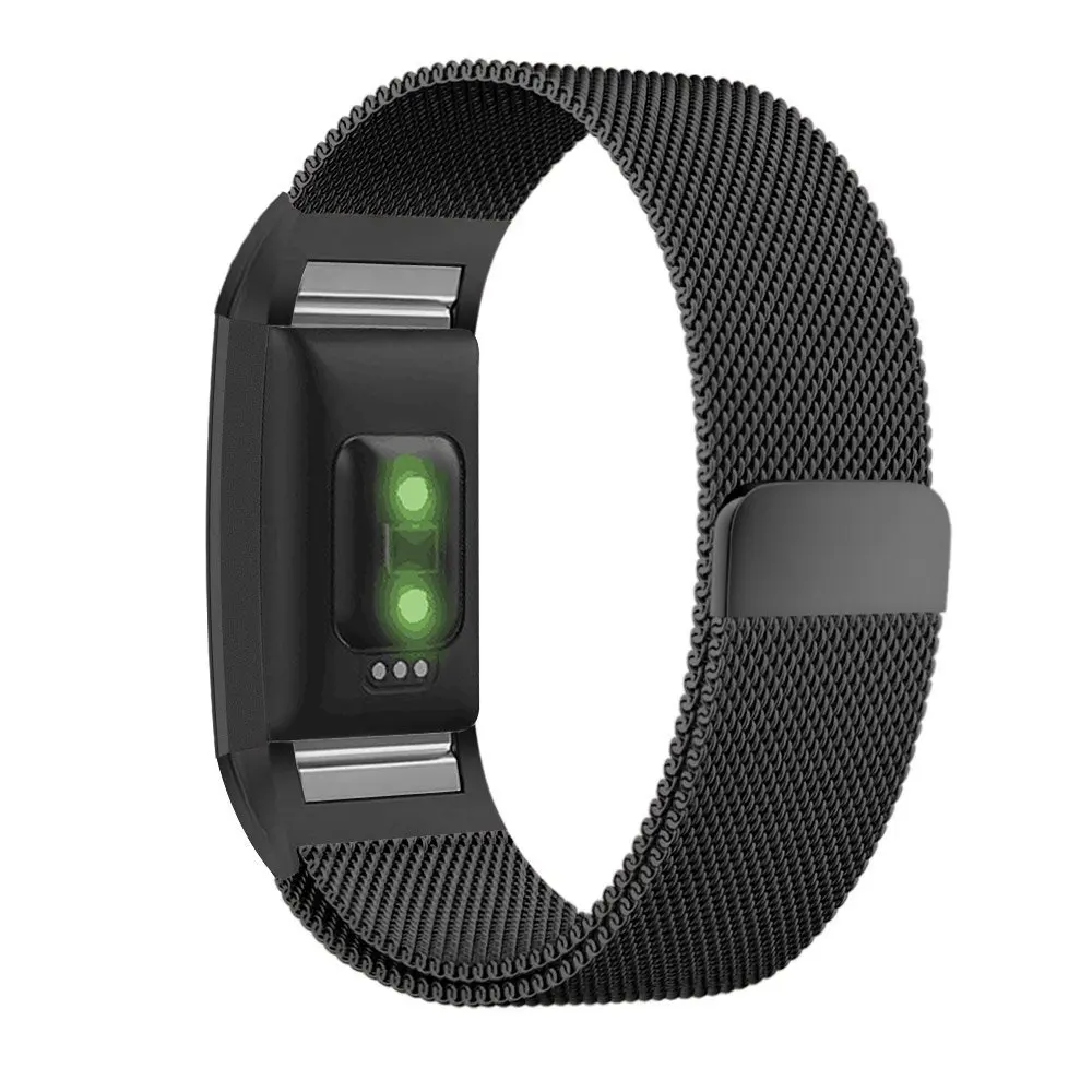 9 Для браслета Fitbit Charge 2 металлический ремешок Безвинтовой магнитный браслет из нержавеющей стали ремешок для Fitbit Charge2 сменные браслеты - Цвет: 9