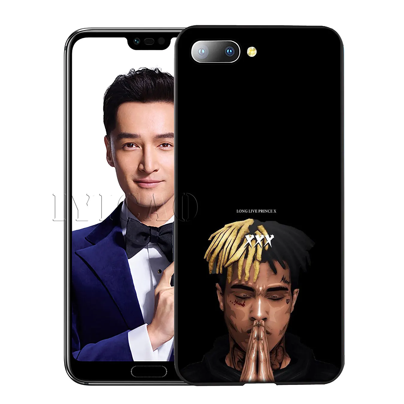 IYICAO Xxxtentacion Черный силиконовый мягкий чехол для Huawei Y7 Y6 премьер Y9 2018 честь 8C 8X8 9 10
