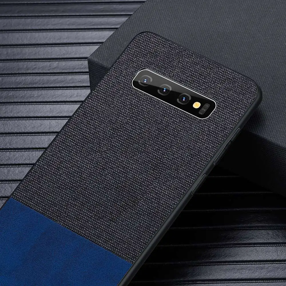KISSCASE Fabric Phone Case For Samsung Galaxy J8 J6 J4 Plus 2018 J7 J5 J3 2017 J2 Prime 2016 Leather Capa |