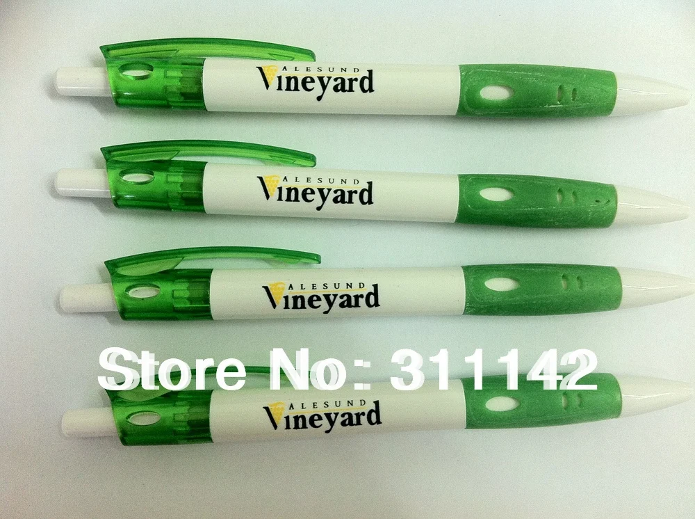 Дешевая цена Персональный Логотип Печатная рекламная пластиковая шариковая