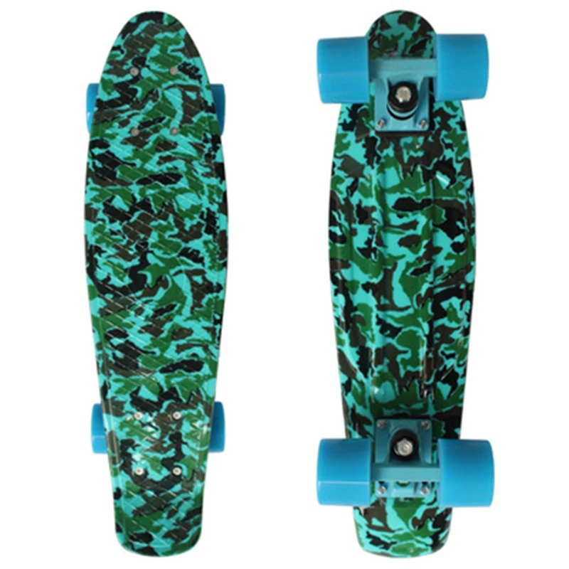 Горячая Распродажа мини крейсерская доска Пластиковый Скейтборд 22 &quotX 6&quot Ретро