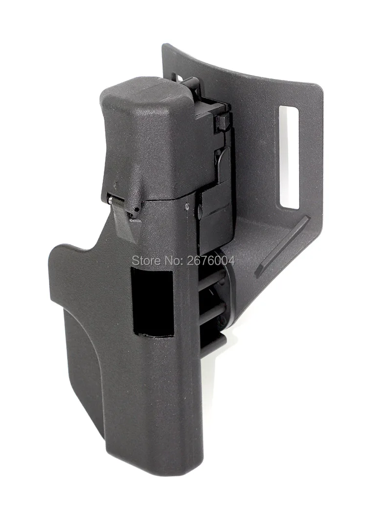 

Tactical Quick Release Automatic Loading and Locking Waist Holster for Glock 17/19/22/23/25 31 32 35 37 38