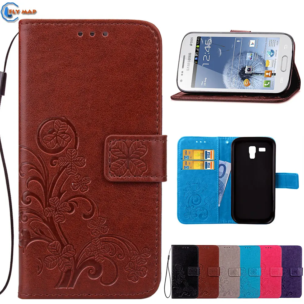 Чехол для Samsung Galaxy S Duos 7562 S7562 GT флип кошелек кожаный чехол Trend 2 S7572