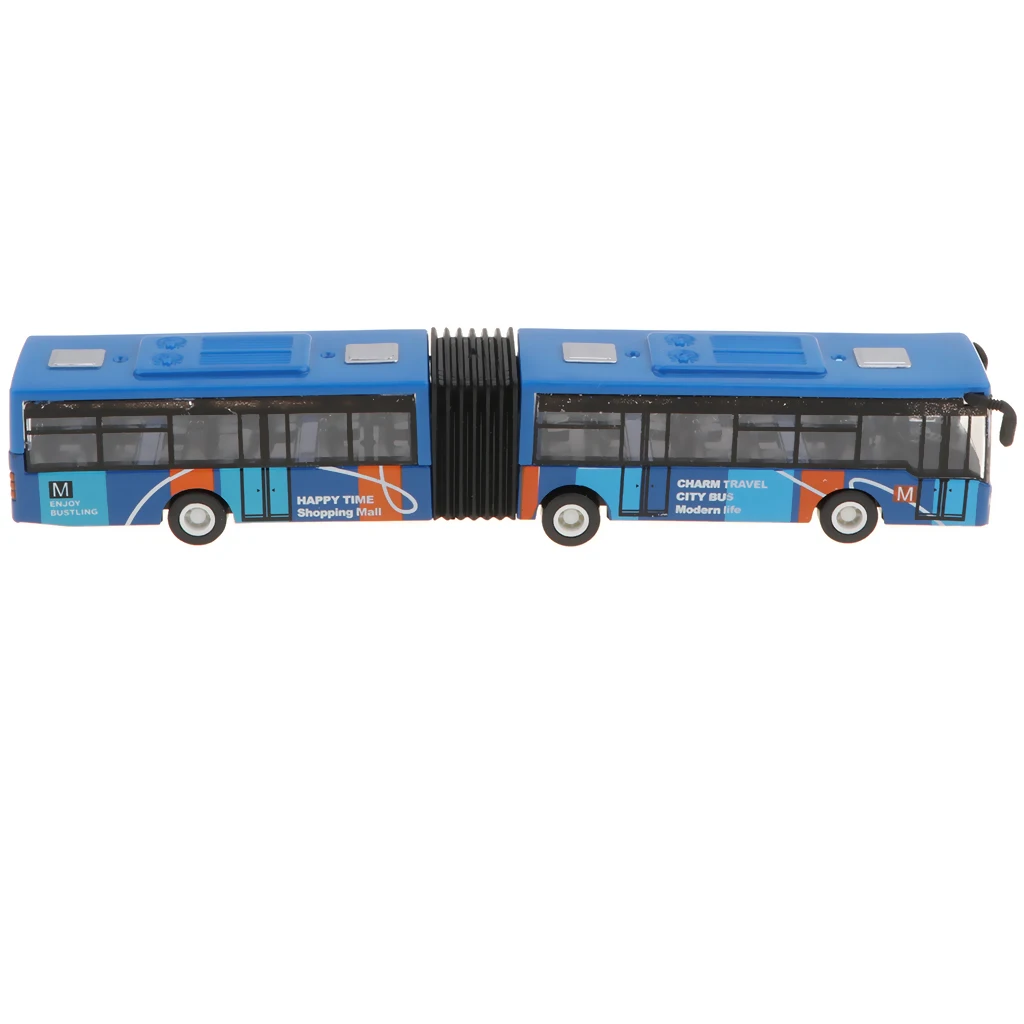 Электрическая игрушка 18 см модель автомобиля 1/64 автобус Diecasts игрушки из