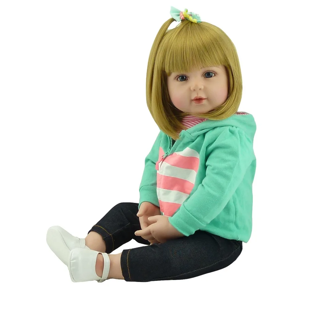Кукла Bebe boneca Reborn для девочек 19 дюймов 47 см ручная работа силиконовая кукла reborn