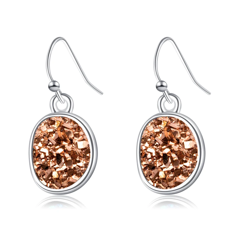 Блестящий горный хрусталь падение Для женщин серьги|Серьги-подвески| |