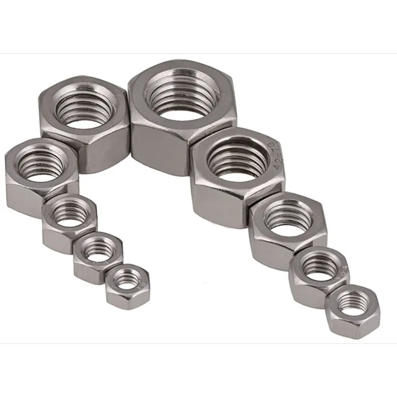 Дюймовая Шестигранная гайка американский стандарт винт 304 нержавеющая сталь