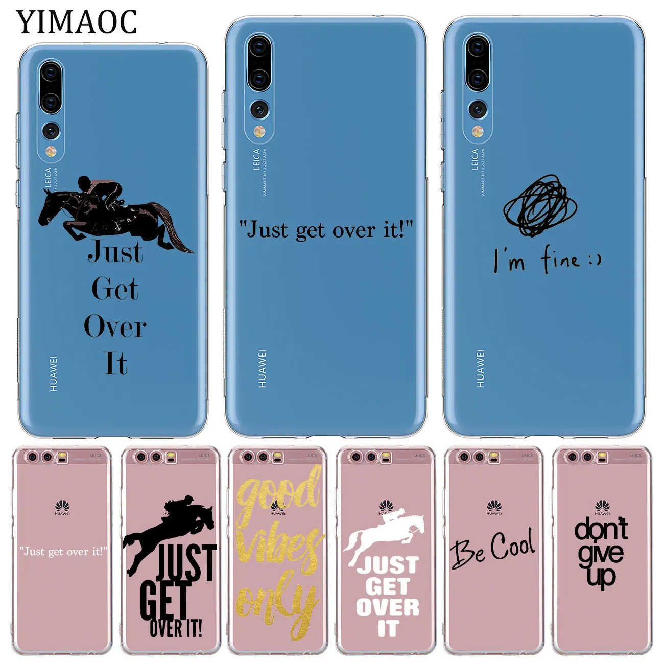 Мягкий силиконовый чехол для телефона YIMAOC Huawei Mate 30 20 Pro 10 Lite Nova 5I 4 3 3i 2i 2 Lite|Бамперы|