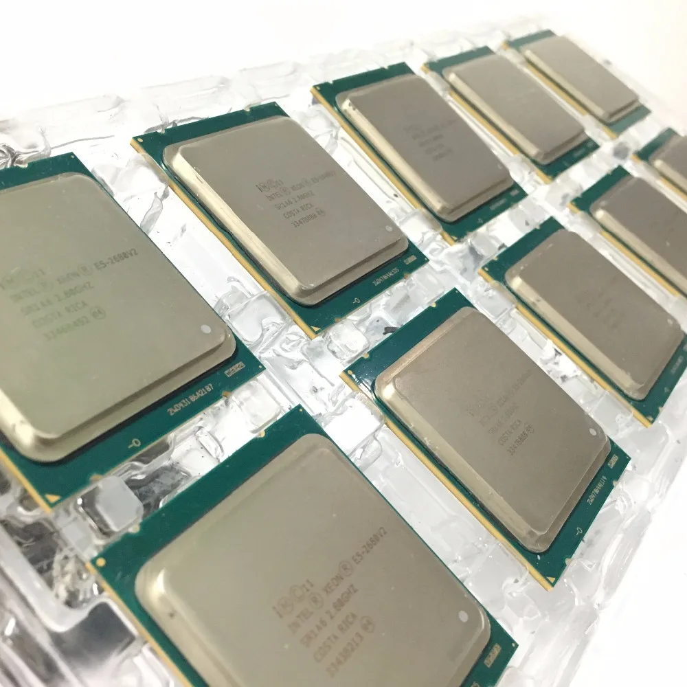 Процессор Intel Xeon E5 2680 V2 Процессор 2,8 LGA 2011 SR1A6 десять ядер серверный процессор e5-2680 V2 E5-2680V2