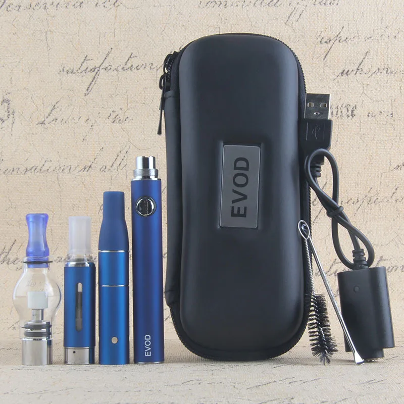 Evod Mini 4 в 1 испаритель сухой травы Vape Kit воск Pen 650mah батарея MT3 CE3 Атомайзер |
