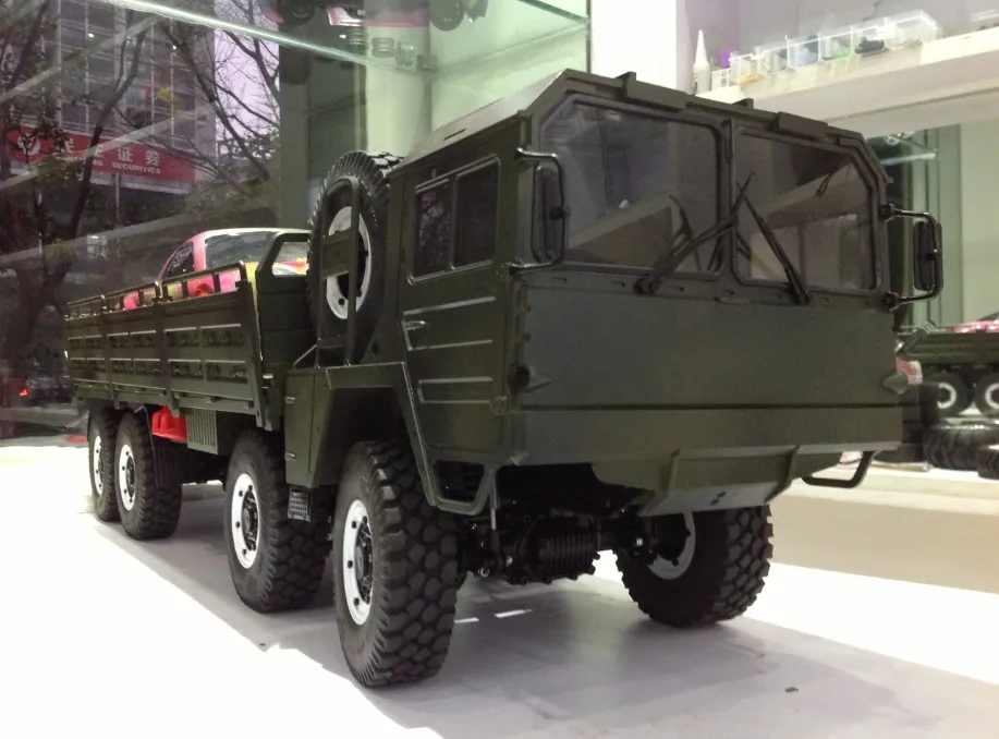 1/12 Масштаб RC военный 8x8 MC8 кросс внедорожный трактор Рок Гусеничный ураган
