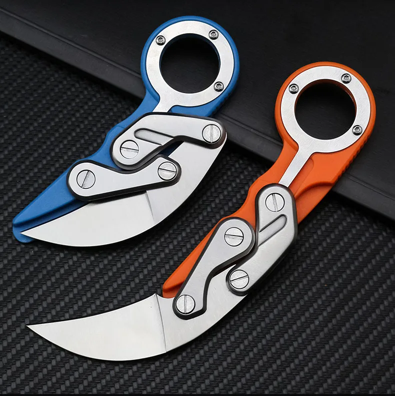 Swayboo механический складной нож Karambit CS GO коготь нож выживания кольцо нож карманный тактический инструмент мини EDC инструмент
