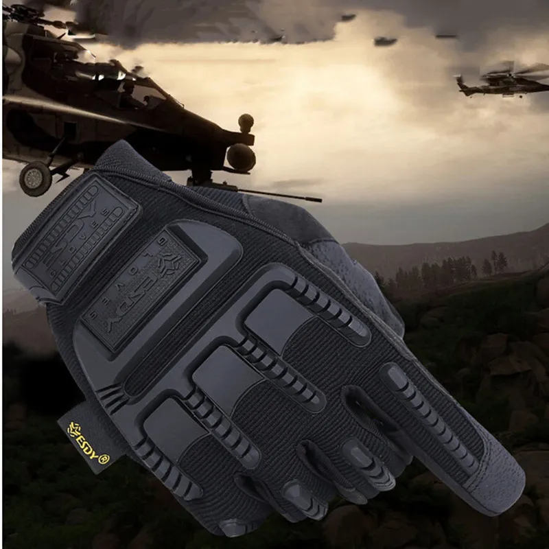 Перчатки защитные мужские тактические митенки с пальцами для стрельбы