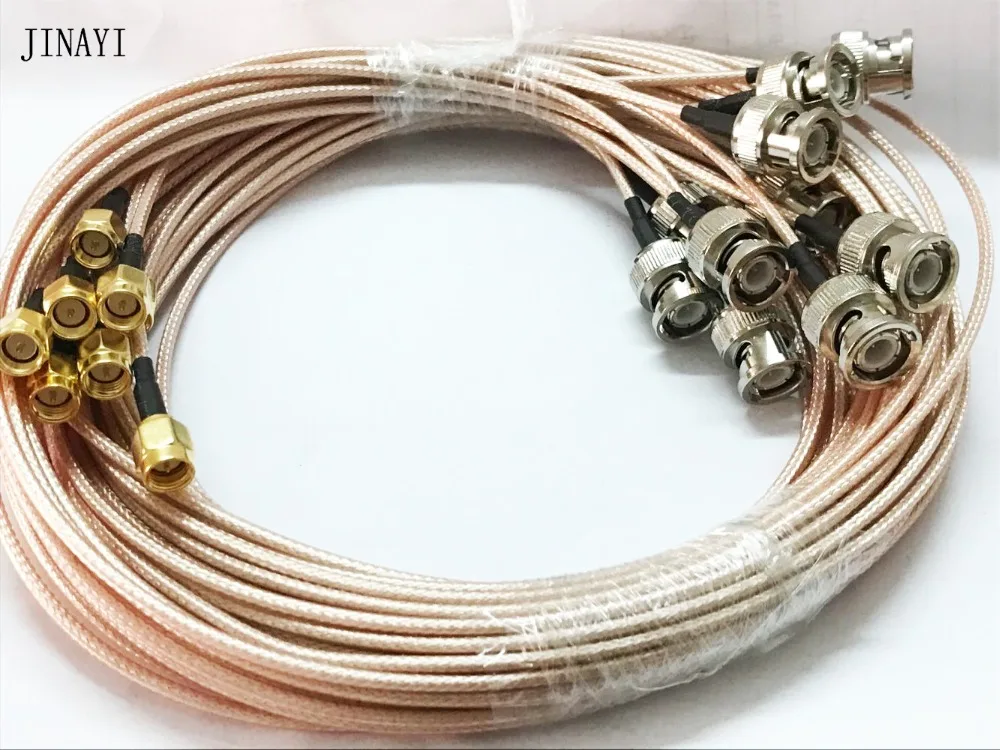 10 шт. коннекторы адаптеры с разъемом SMA Male на BNC RF Pigtail Cable 2 м RG316|sma male connector|sma connectorsma