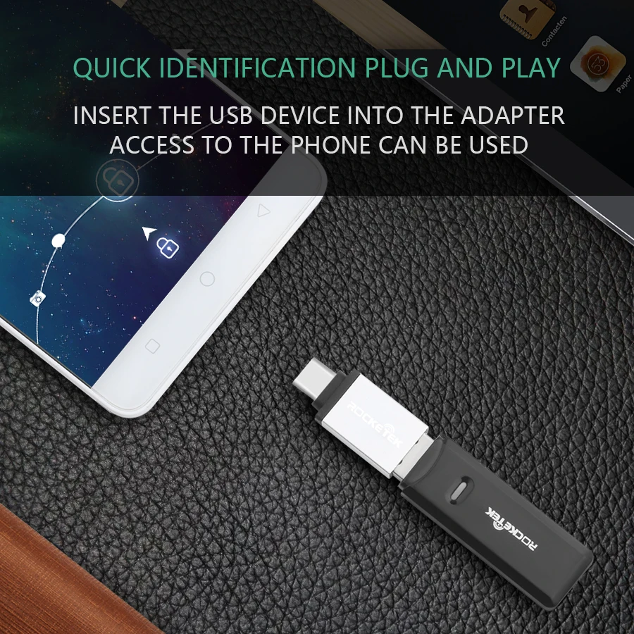 Rocketek USB 3,0 2,0-type c OTG адаптер Alu mi um аксессуары для телефонов разъем для One plus 6 5 Xiaomi mi 8 huawei