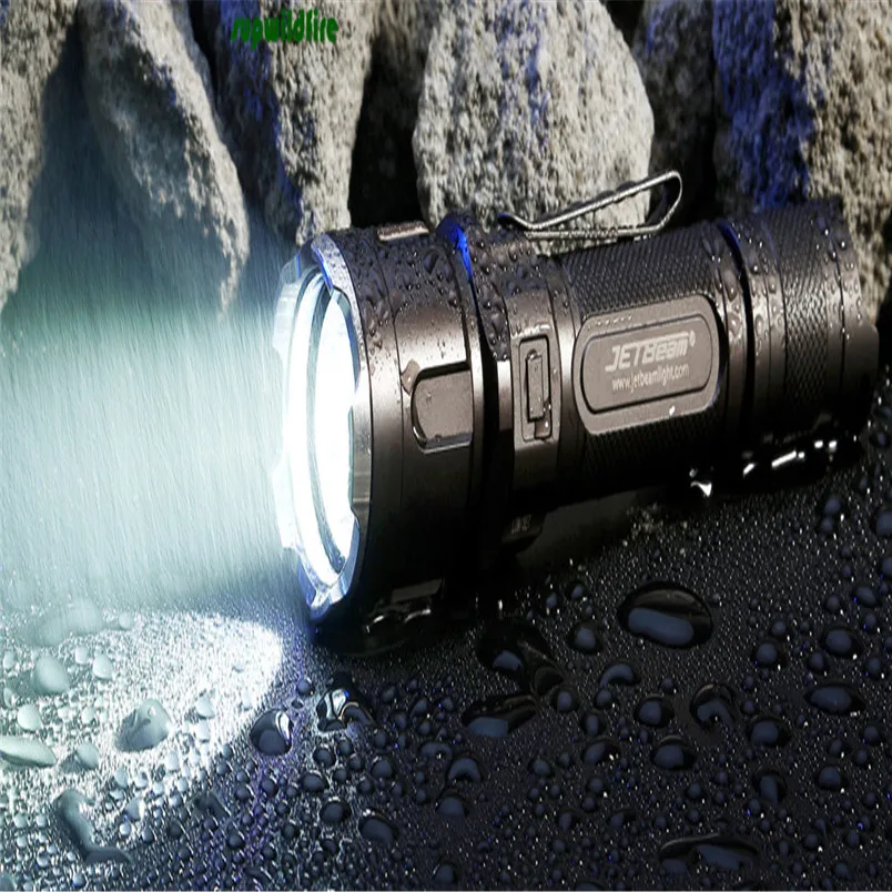 JETBeam струи 3 м PRO (Обновлено JET III м) Cree XP L LED1100 люмен светодиодный фонарик Бесплатная