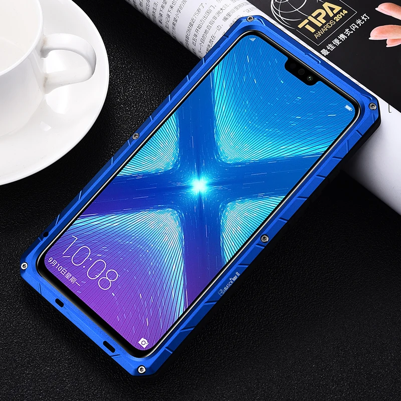 Повседневный водонепроницаемый чехол для Huawei Honor 8x роскошный противоударный