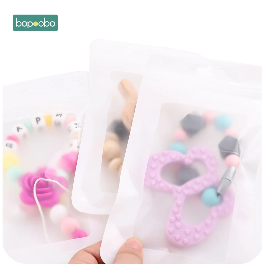Bopoobo 100 шт. 11 5x19 5 см белые пластиковые пакеты высокого качества Экологичные