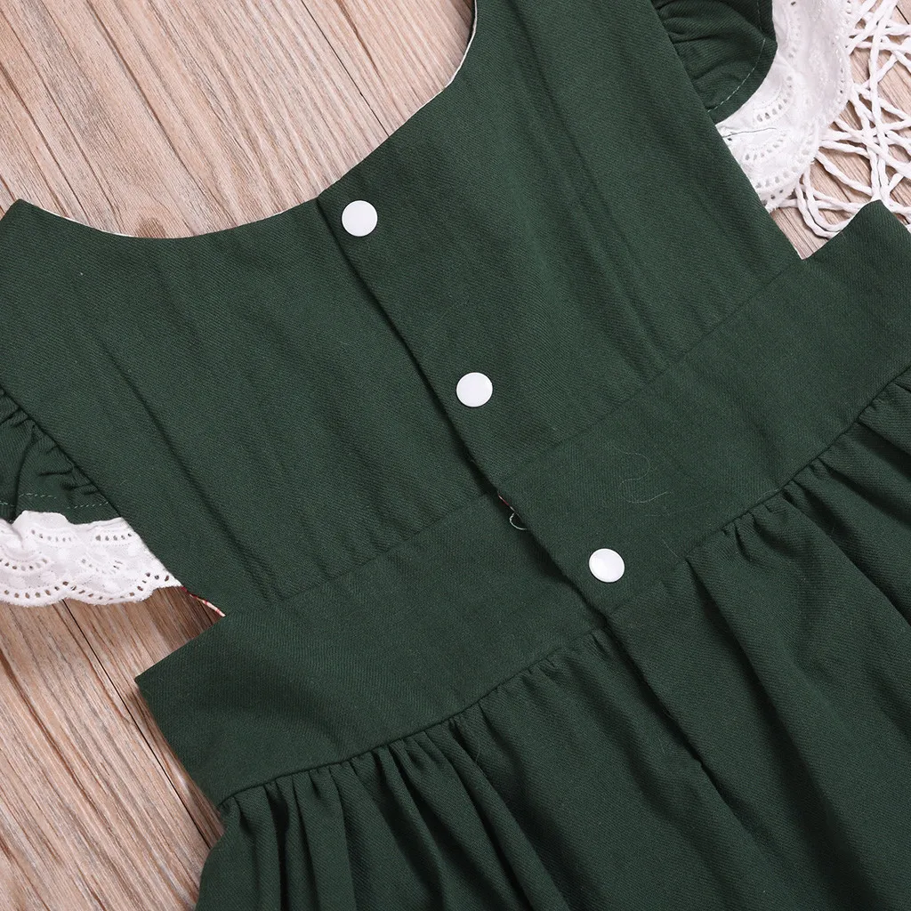 Однотонные сарафаны принцессы на бретелях с открытой спиной для маленьких