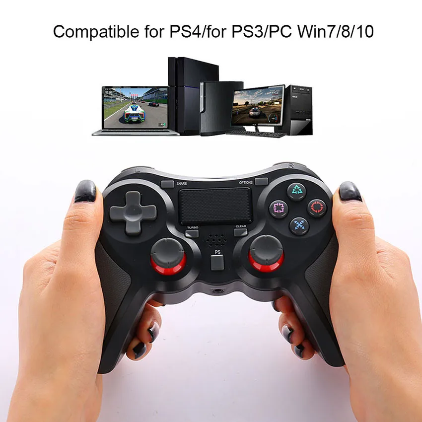 Беспроводной контроллер ASKMEER PS4 с Bluetooth Dualshock 4 геймпад для PS4/PS3 консоль джойстик