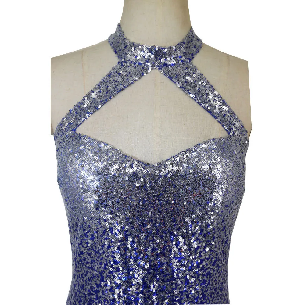 Женское платье с блестками наивный блеск элегантное короткое мини без рукавов