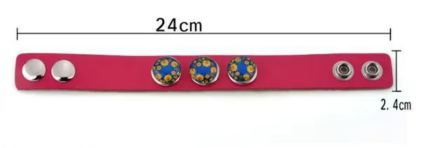 Оптовая продажа 24 шт./лот разные цвета сделай сам сменный Браслет из натуральной