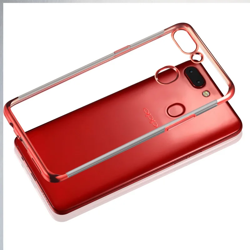 Роскошный мягкий ТПУ чехол для OPPO R9 R9S R11 R11S Plus F3 F5 F7 A59 A71 A73 A83 A77 A57 R15 Прозрачный