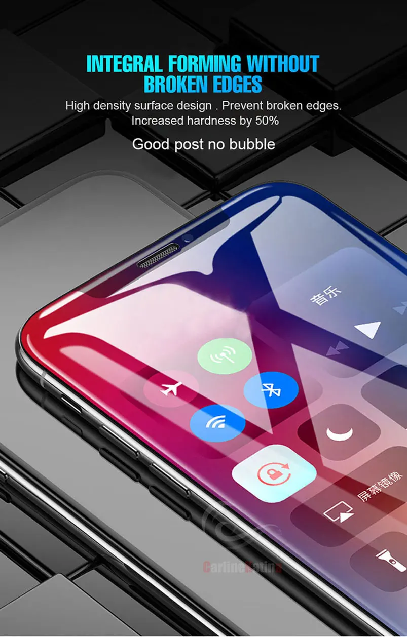 9D полное покрытие закаленное стекло протектор экрана для iphone Xs Max XR 8X10 7 6 6s plus 1 &quot6