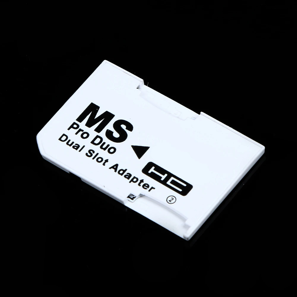 Адаптер для карты памяти 2 microSD/micro SDHC адаптер карт Micro SD TF MS Pro Duo PSP Белый|Адаптеры