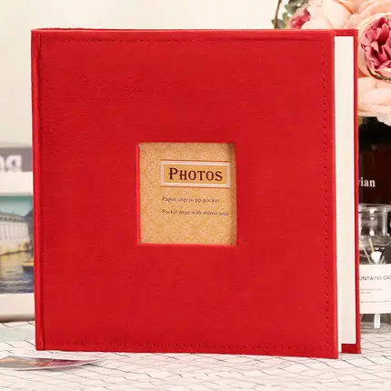 Альбом для фотографий DIY книга хранения тканевое украшение подарок на память